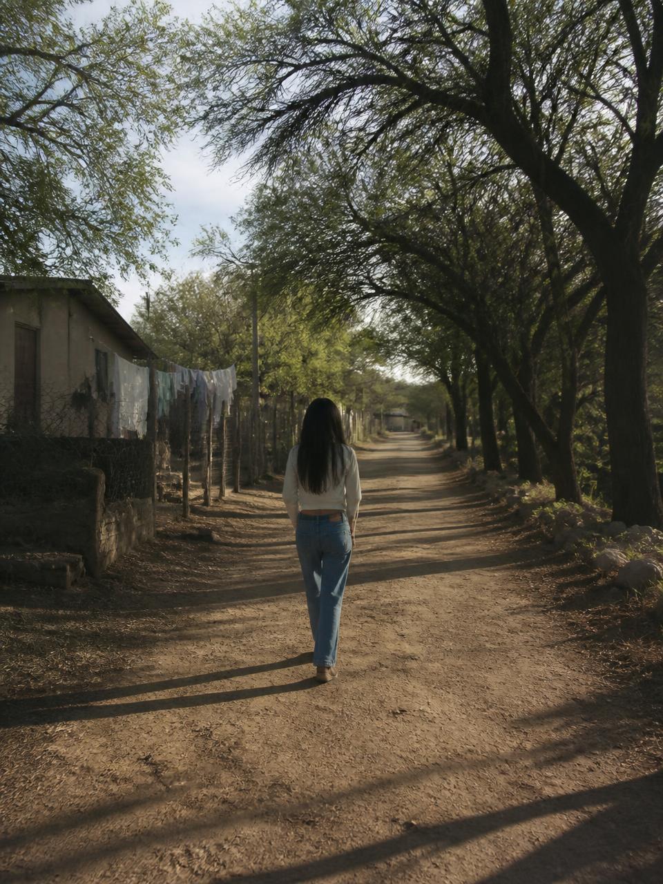 La casa, el camino y el bosque